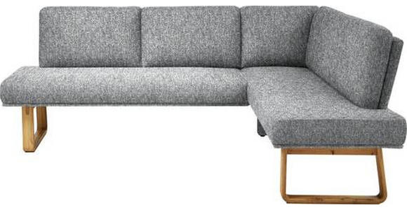 ECKBANK 265/174 cm  in Grau, Eichefarben  - Eichefarben/Grau, Design, Holz/Textil (265/174cm) - Dieter Knoll