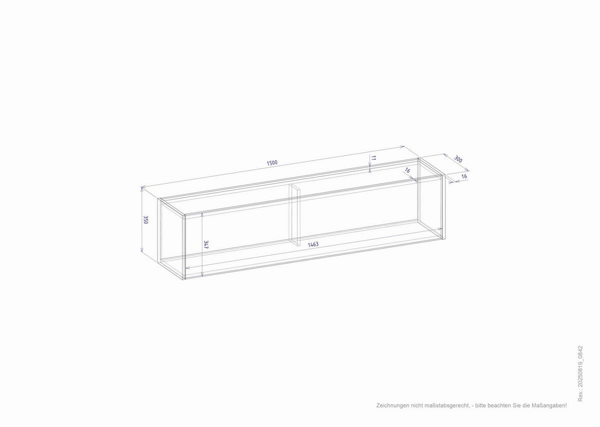 HÄNGEELEMENT Anthrazit, Eichefarben  - Eichefarben/Anthrazit, Design, Holzwerkstoff (150/35/30cm) - Modante