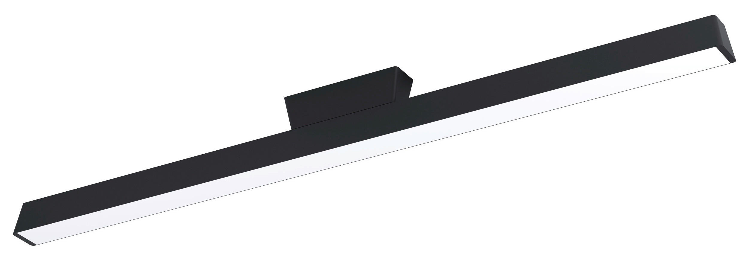 LED-DECKENLEUCHTE Simolaris-Z  Smart 122/5,5/11 cm   - Schwarz/Weiß, Design, Kunststoff/Metall (122/5,5/11cm) - Eglo