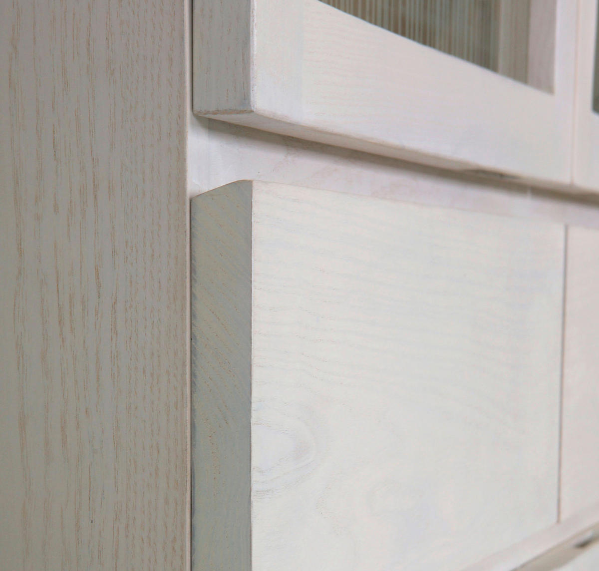 HIGHBOARD BORAS, 90/145/43 cm, 2 Schublade(n)  - Schwarz/Weiß, MODERN, Glas/Holz (90/145/43cm) - Lomoco