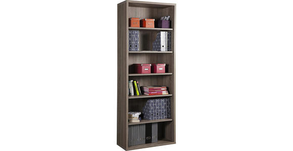 AKTENREGAL Sonoma Eiche - Sonoma Eiche, Design, Holzwerkstoff (82/217/36cm) - Carryhome