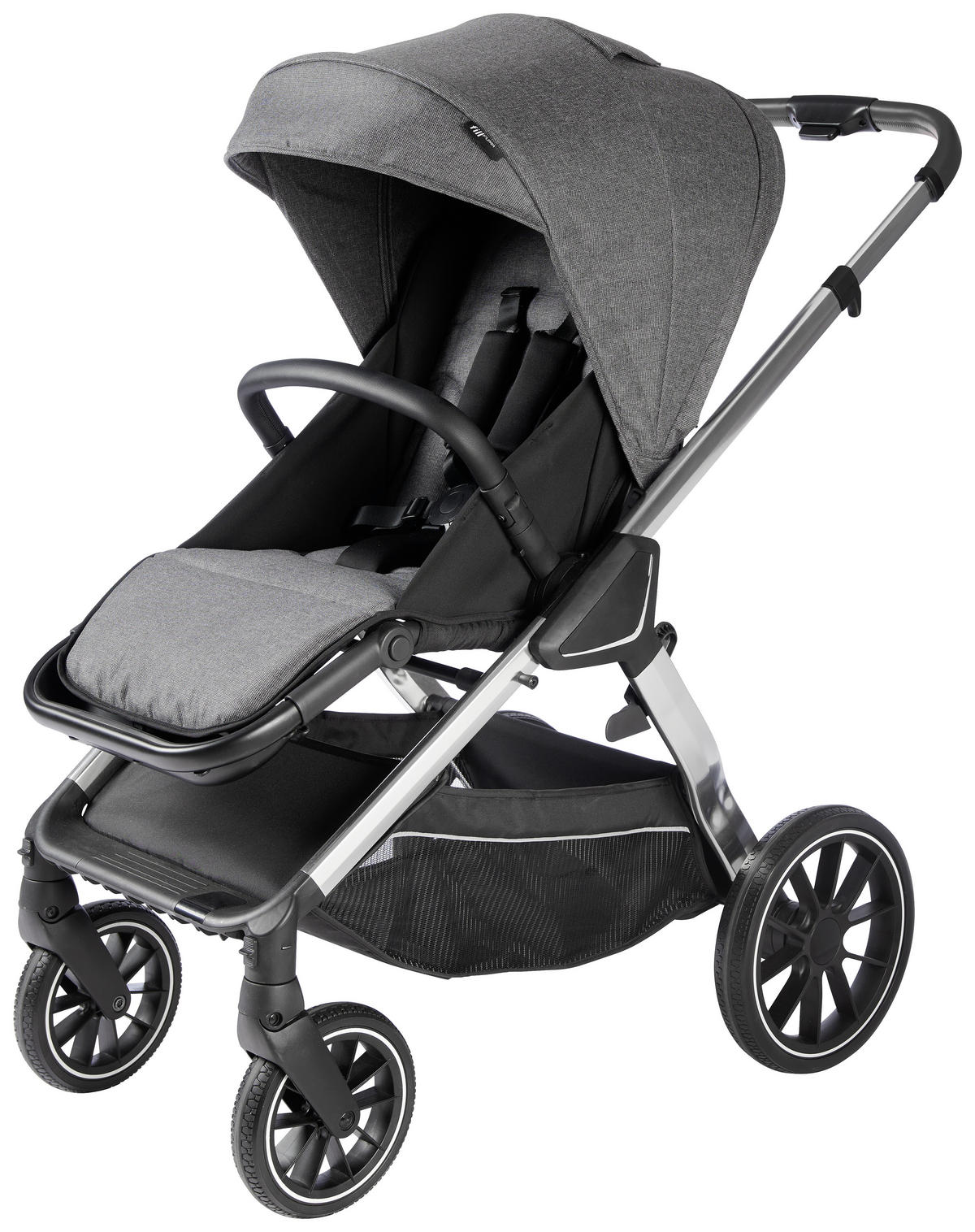 DEČJA KOLICA - SET  Nizza  - siva/srebrna, Trendi, tekstil/metal - My Baby Lou