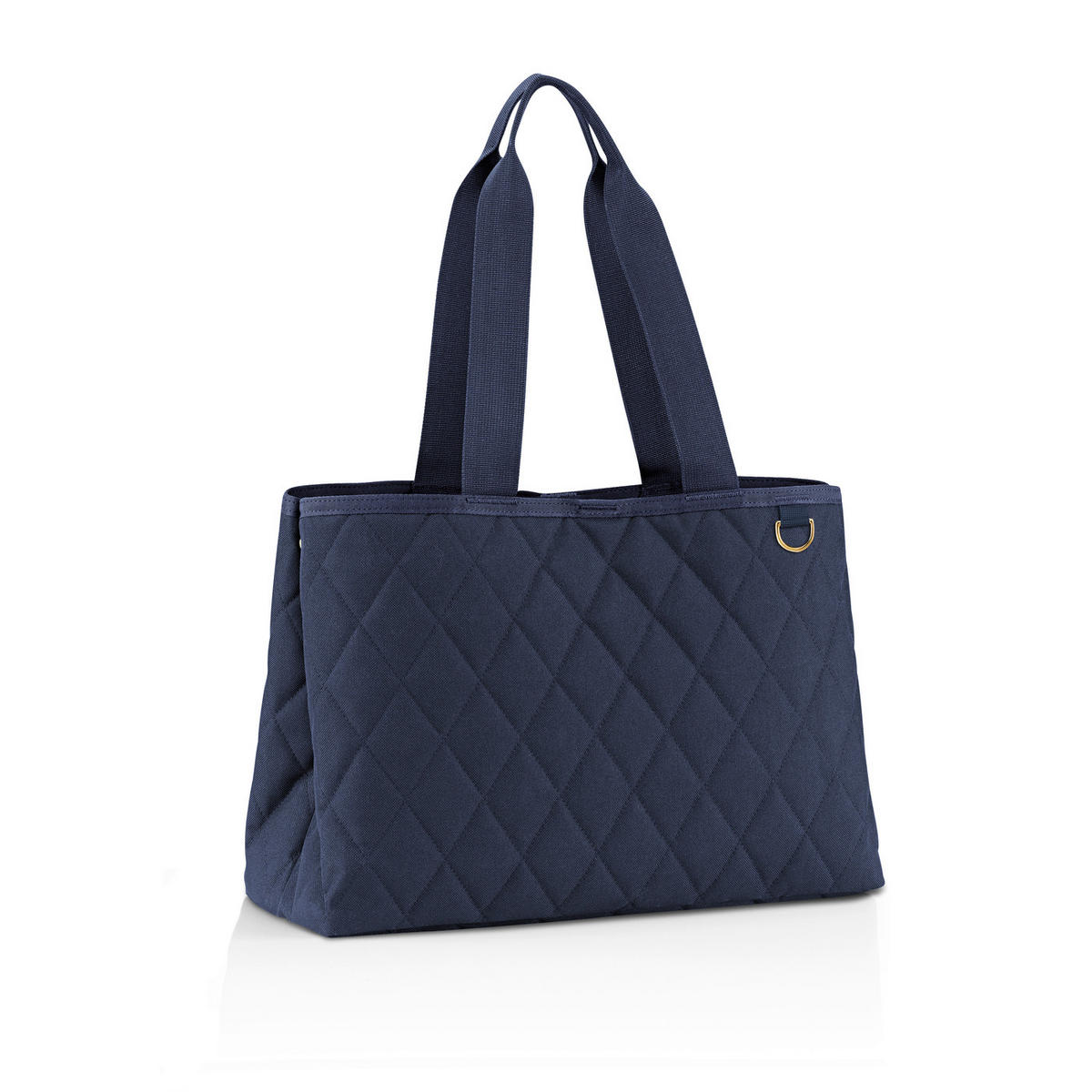 KABELKA SHOPPER tmavomodrá - tmavomodrá, Basics, textil/plast (39/28/16cm) - Reisenthel