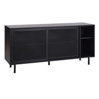 SIDEBOARD  in 160/75/45 cm  - Schwarz, Basics, Metall (160/75/45cm) - Boxxx
