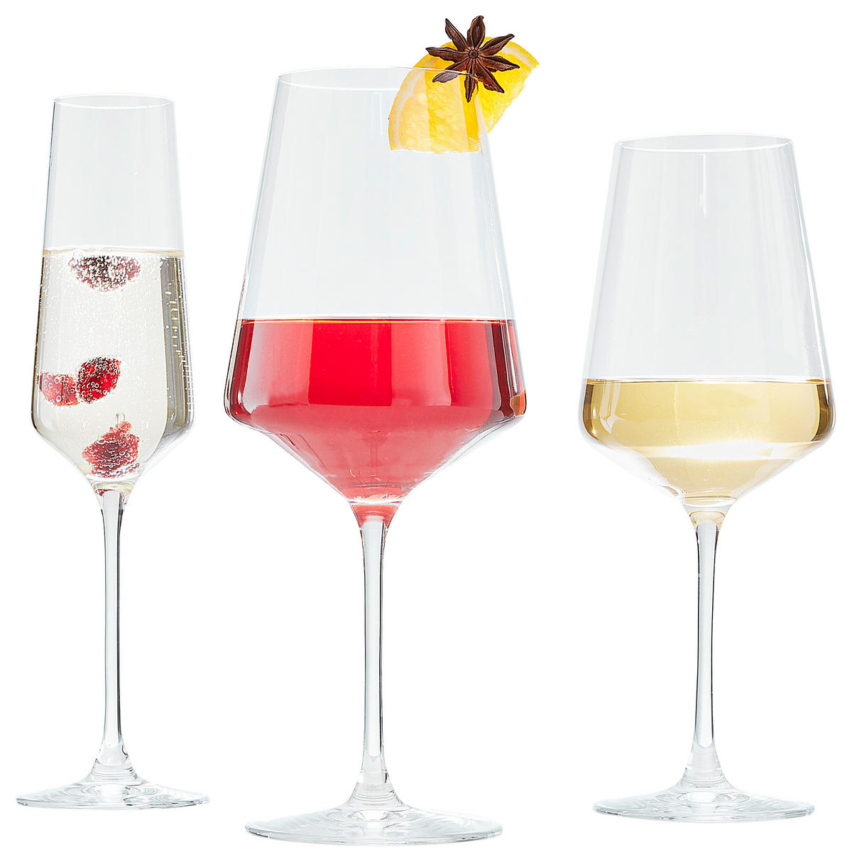 GLÄSERSET Puccini  18-teilig  - Klar, Basics, Glas (57,3/26,9/32,9cm) - Leonardo