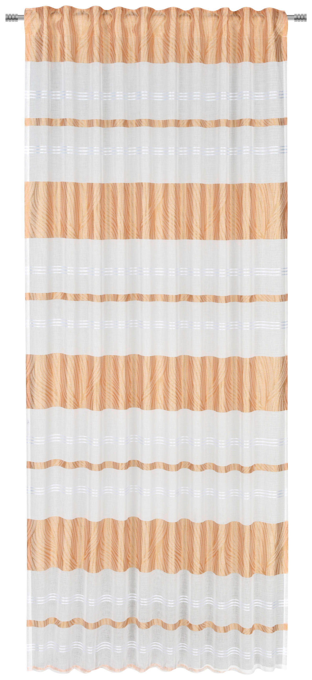 HOTOVÝ ZÁVĚS, průhledné, 140/245 cm - žlutá, Design, textil (140/245cm) - Esposa