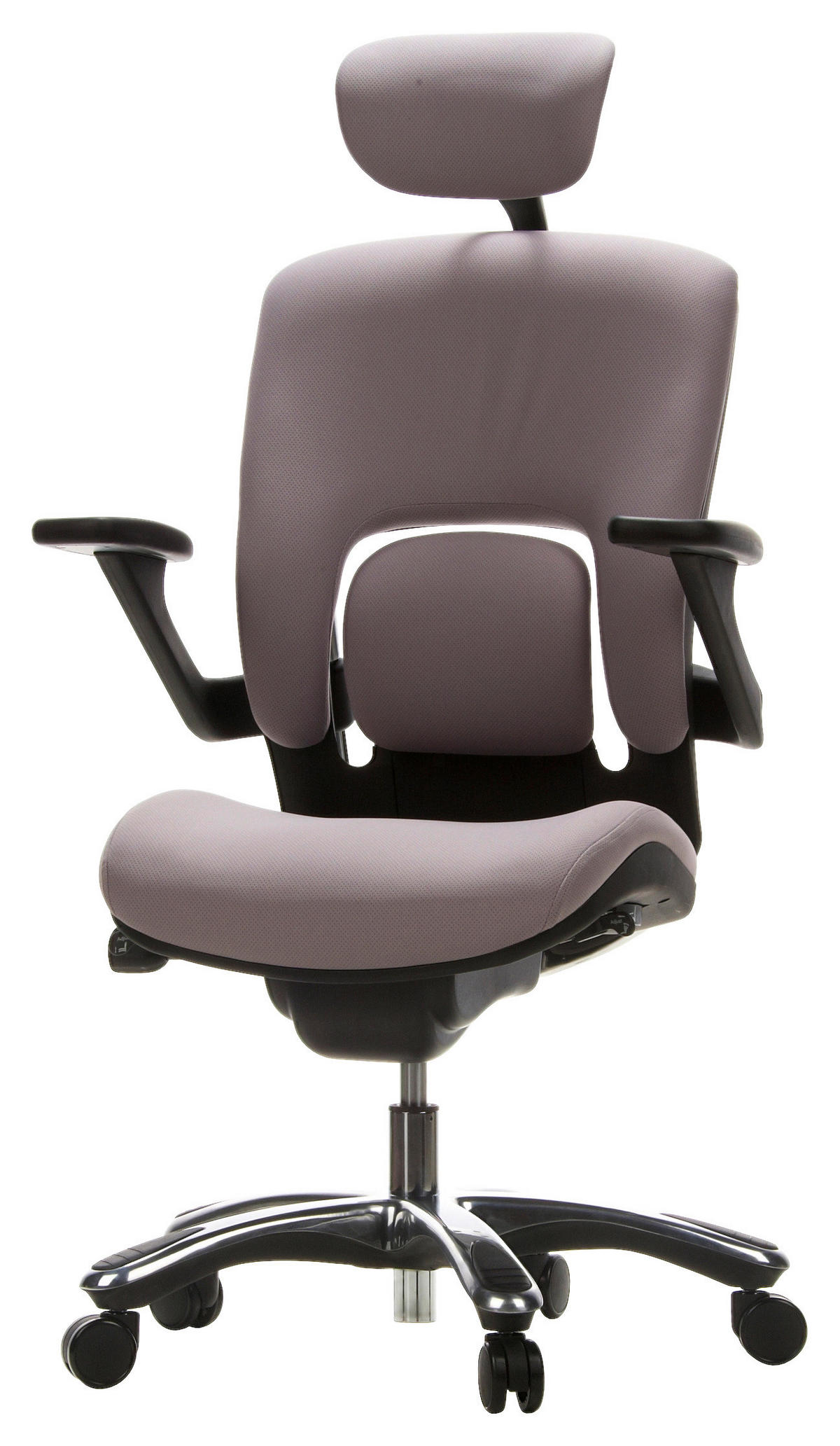 DREHSTUHL Flachgewebe Grau, Schwarz  - Chromfarben/Schwarz, Basics, Kunststoff/Textil (58/119/50cm) - MID.YOU