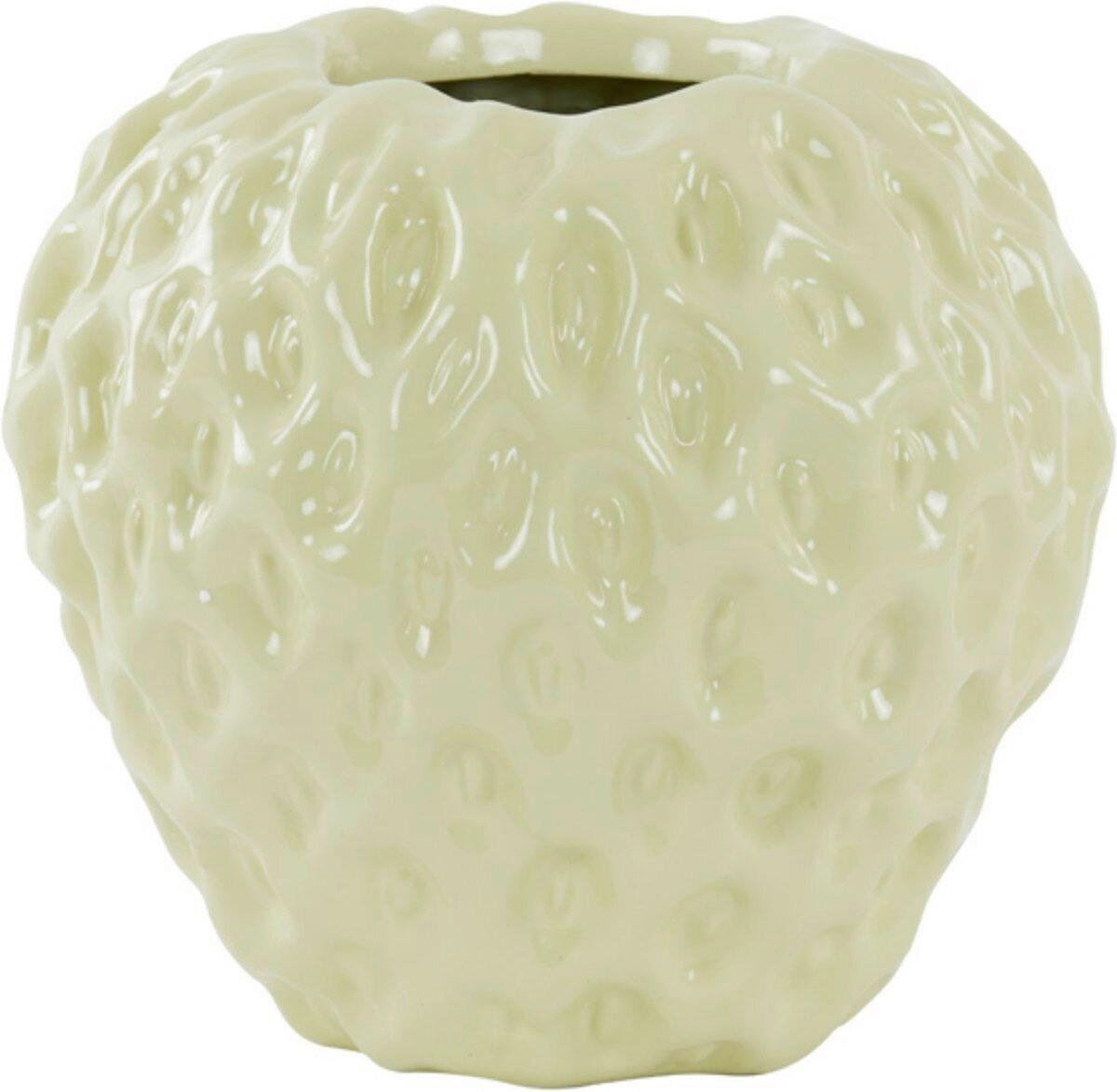 UKRASNA VAZA      plastika  - svetložuta, Osnovno, plastika (35/34/33cm)