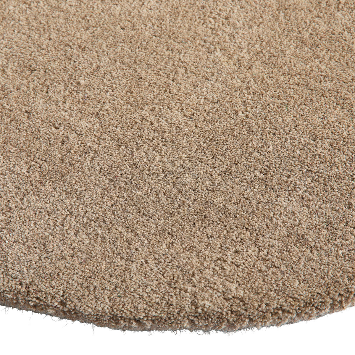 WOLLTEPPICH 130/190 cm Beigebraun organisch  - Beigebraun, Natur, Textil (130/190cm) - Linea Natura