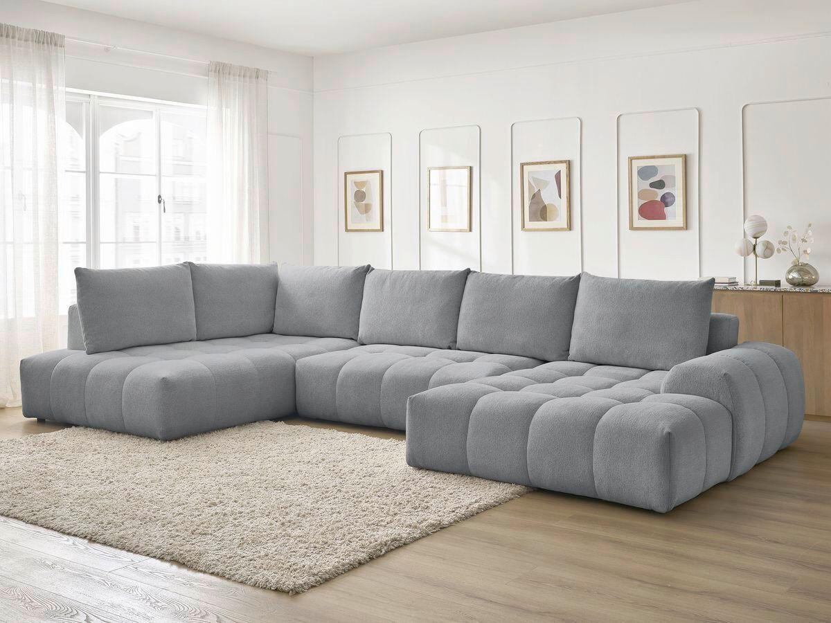 ECKSCHLAFSOFA EVEREST  mit Rücken echt, Armteil links, Armteil rechts Flachgewebe Dunkelgrau  - Dunkelgrau/Schwarz, MODERN, Kunststoff/Textil (212/423/198cm)
