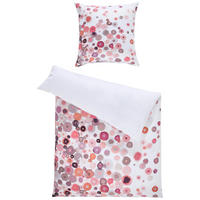 BETTWÄSCHE Makosatin 135/200 cm  - Magenta, Design, Textil (135/200cm) - Janine