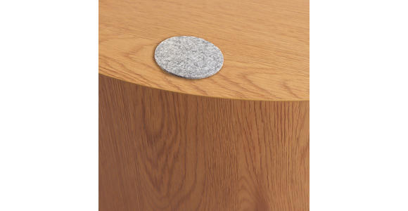 BEISTELLTISCH 60/60/30 cm Eichefarben rund  - Eichefarben, Design, Holzwerkstoff (60/60/30cm) - Xora