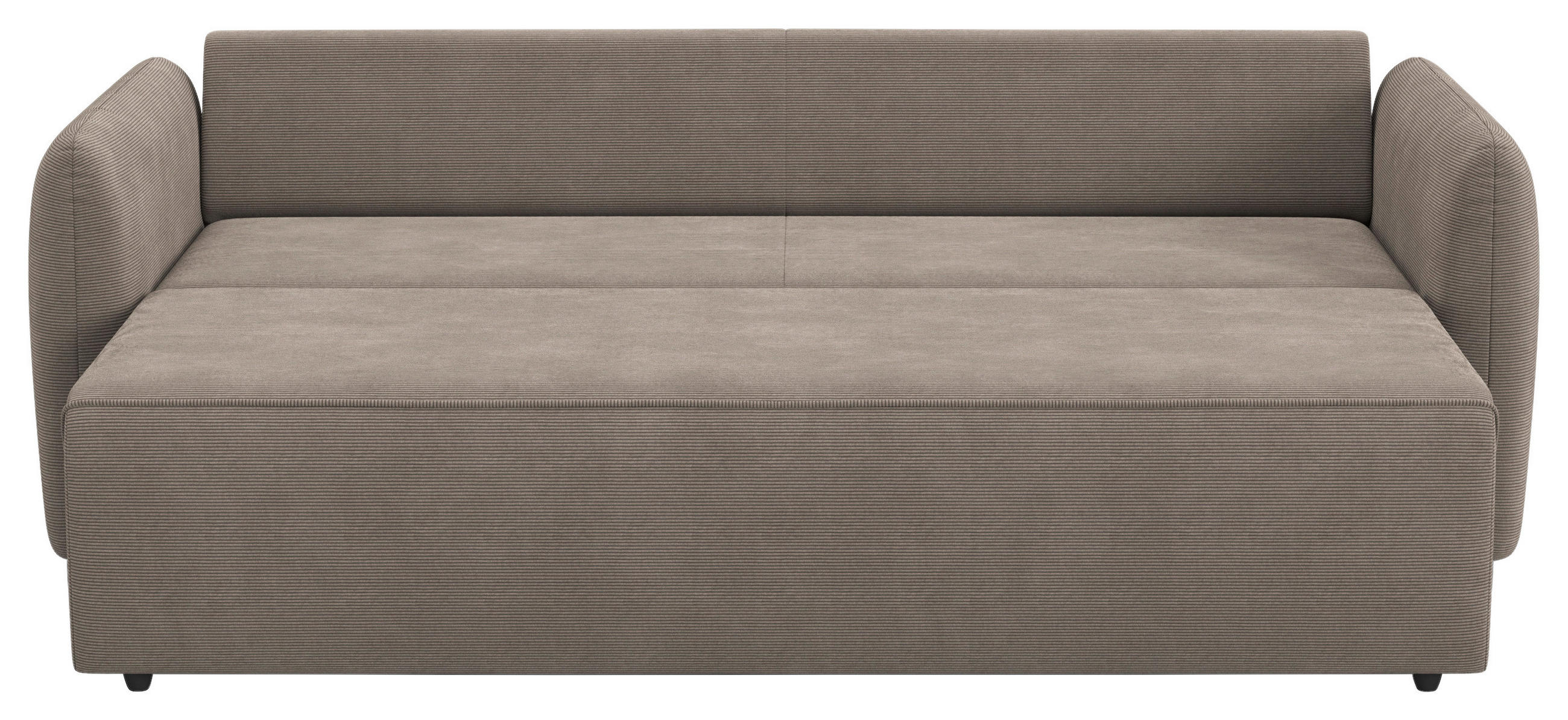 Mid.you Schlafsofa Flow Taupe 222x89x102 cm
