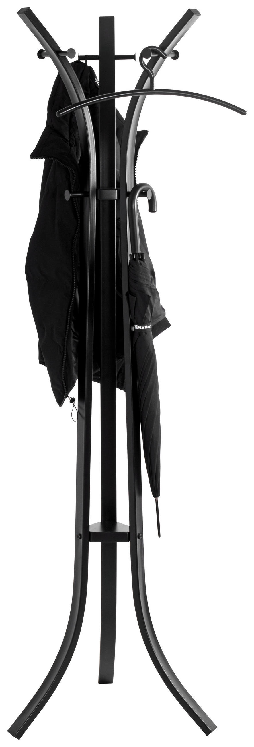 KLEIDERSTÄNDER in Schwarz 45/177/45 cm   - Schwarz, Basics, Metall (45/177/45cm)