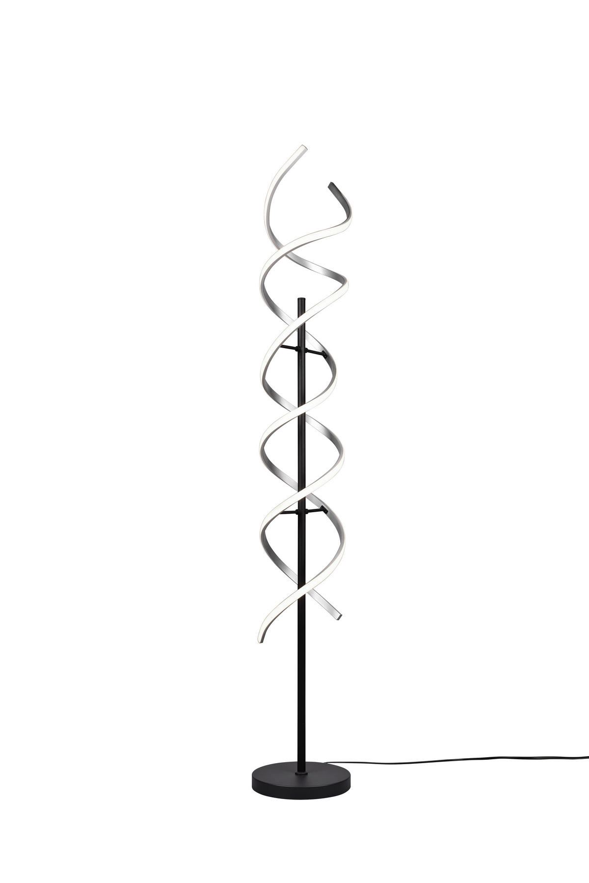 LED-GOLVLAMPA Sequence 23/150 cm    - aluminiumfärg/svart, Design, metall (23/150cm)