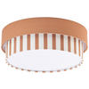 DECKENLEUCHTE 37/13 cm   - Braun/Naturfarben, MODERN, Kunststoff/Textil (37/13cm) - Novel