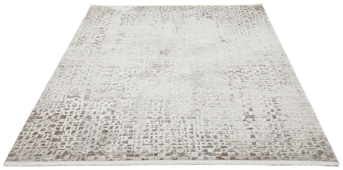 VÄVD MATTA 80/150 cm Pescara  - beige/cremefärgad, Design, textil (80/150cm) - Novel