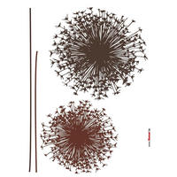 DEKORSTICKERS 50/70 cm     - klar/brun, Natur, plast (50/70cm)