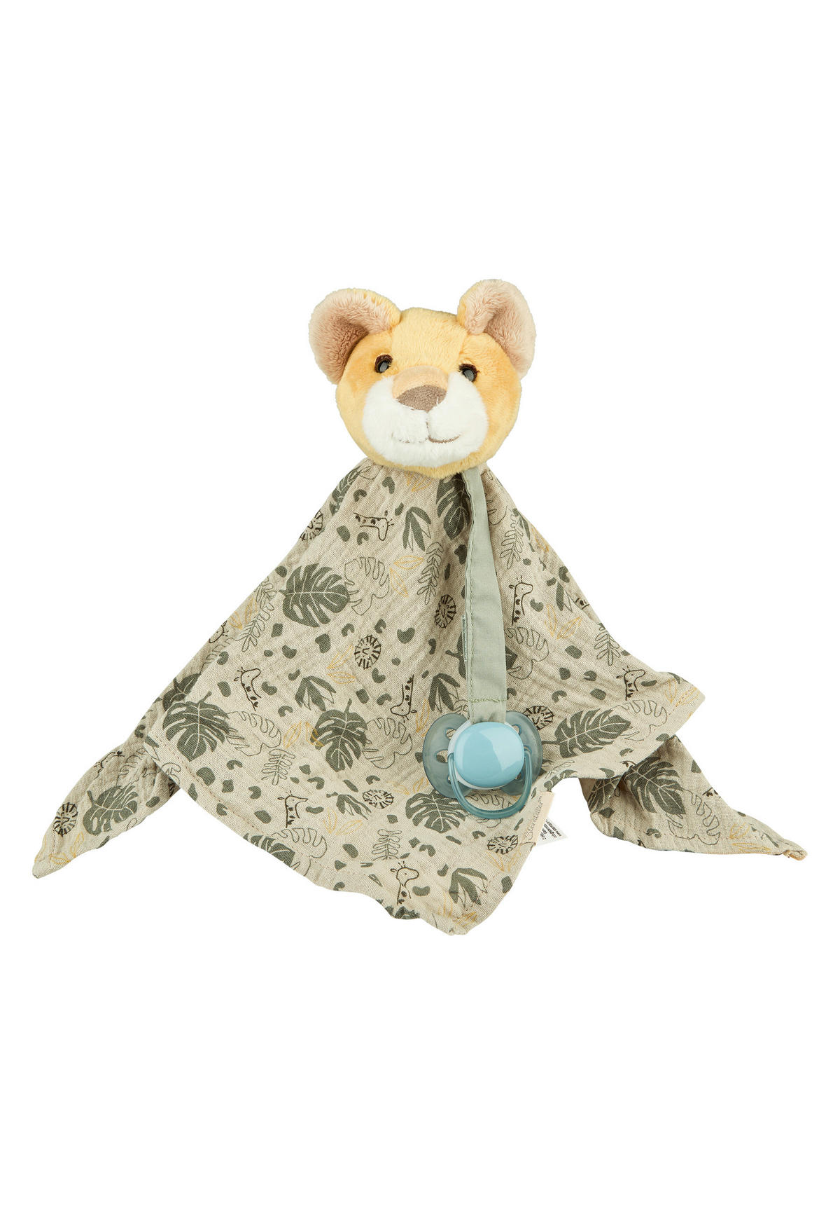 BABYGESCHENKSET 2-teilig Löwe Leo  - Mintgrau, Basics, Textil (36/45/8cm) - Sterntaler