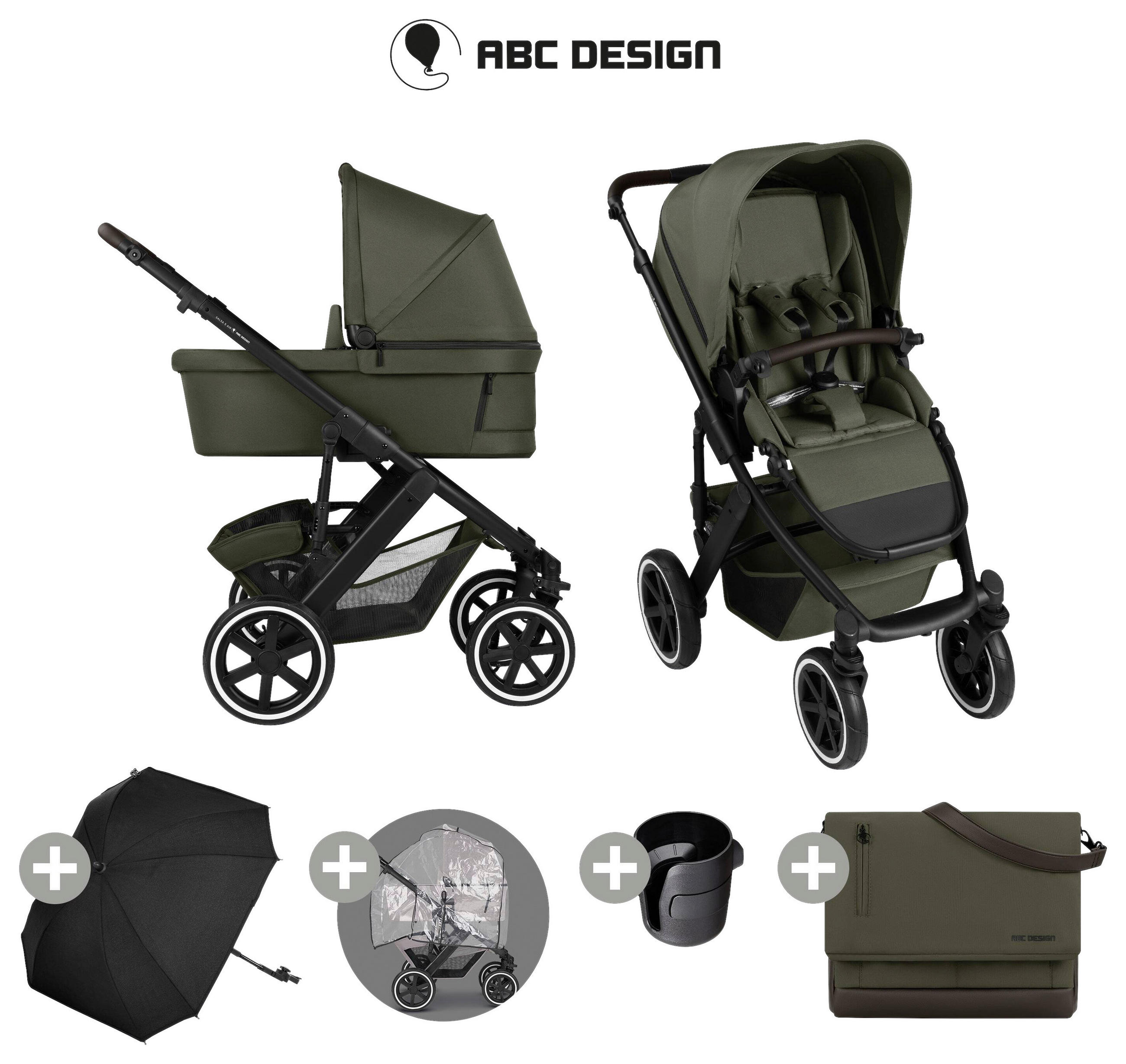 KINDERWAGENSET    - Basics (63/118/95,5cm) - ABC Design