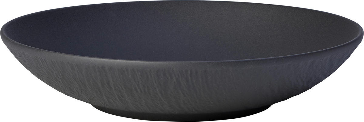 TAFELSERVICE Schwarz 16-teilig Manufacture Rock  - Schwarz, Design, Keramik - Villeroy & Boch