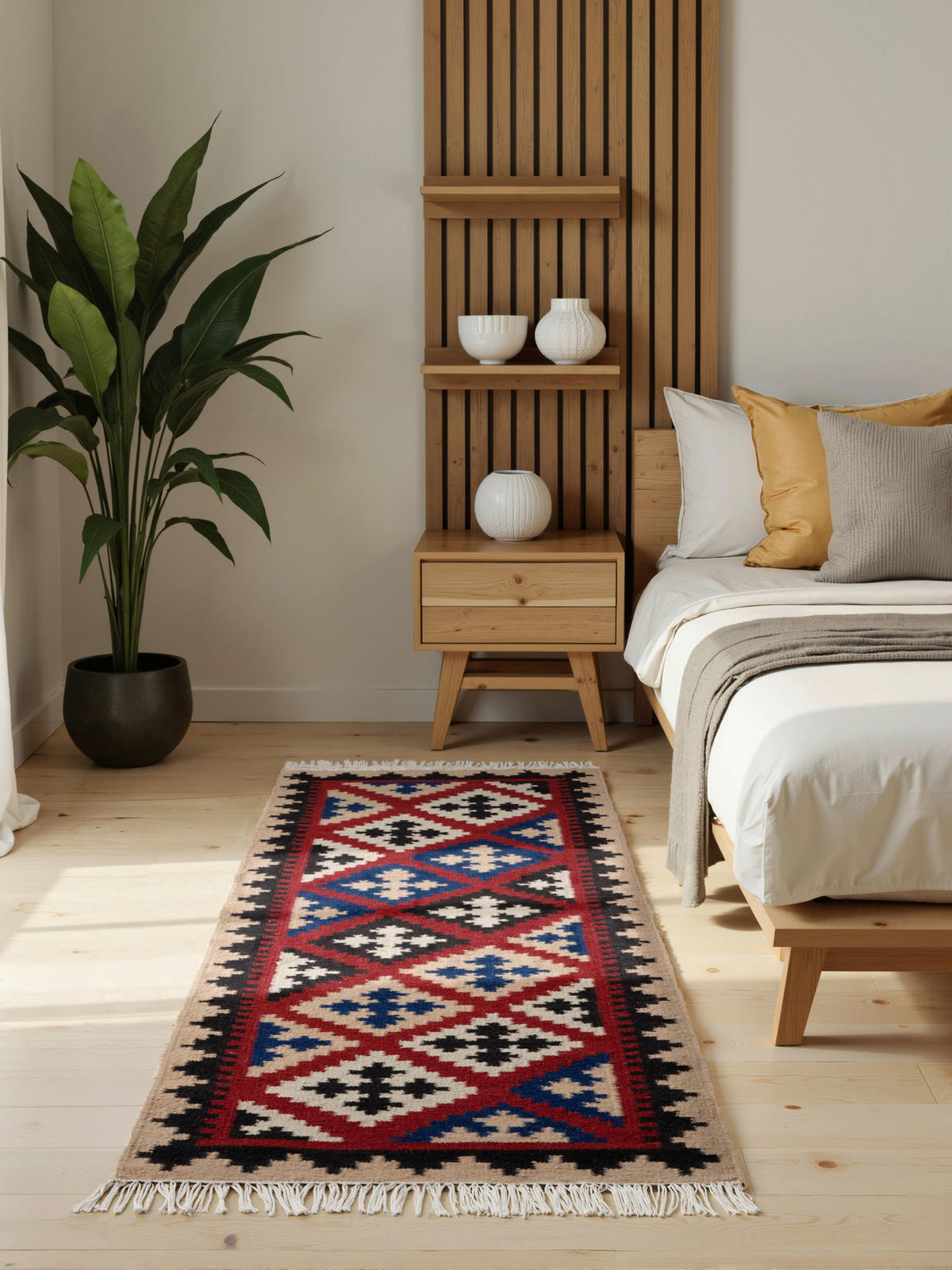 LÄUFER 60/190 cm Kamal  - Multicolor/Creme, Design, Textil (60/190cm)