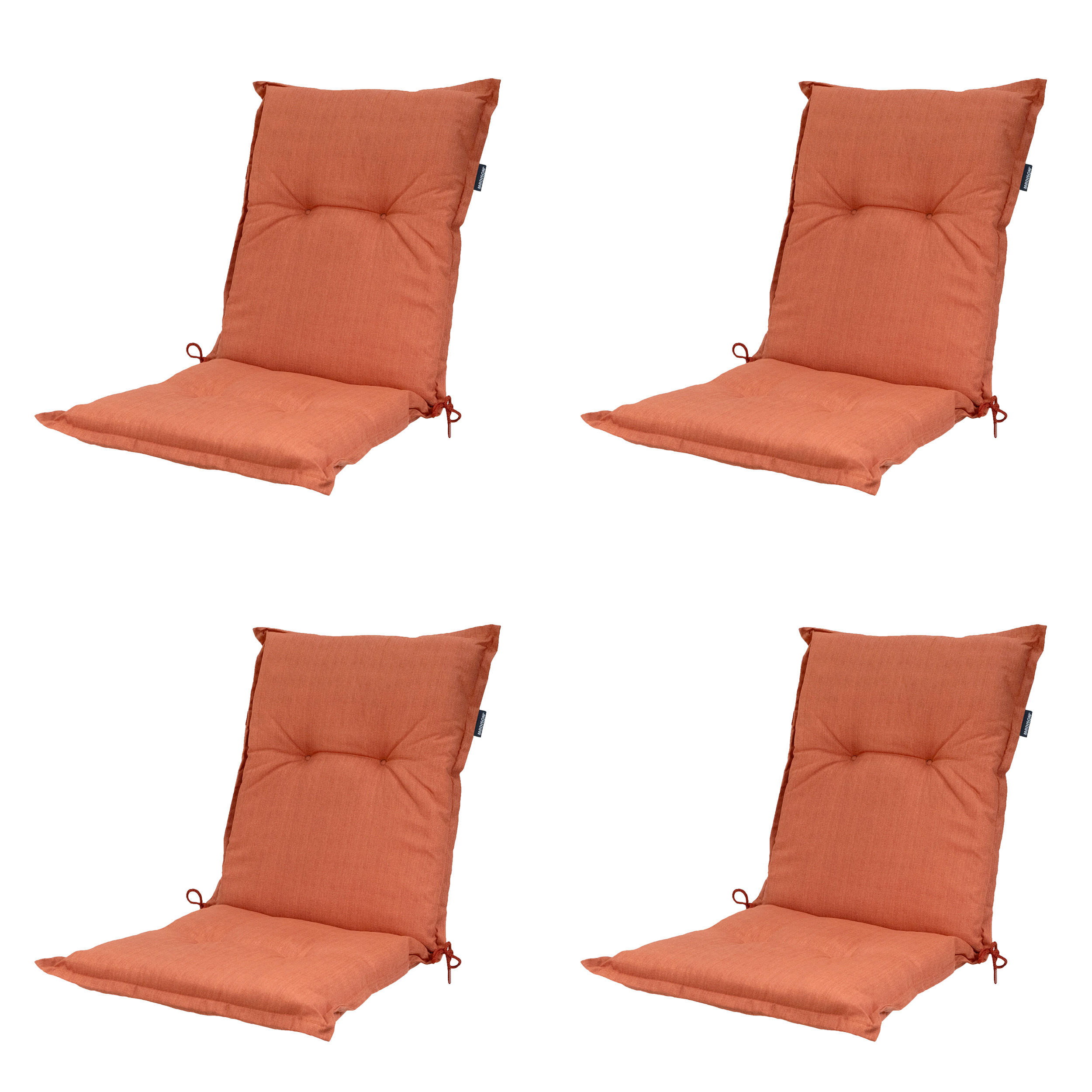SESSELAUFLAGE in Terracotta  - Terracotta, MODERN, Textil (50/2/105cm) - Gardenson