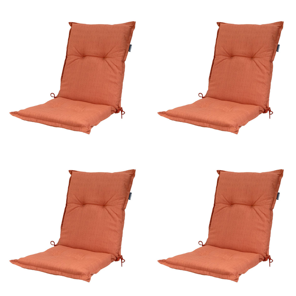SESSELAUFLAGE in Terracotta  - Terracotta, MODERN, Textil (50/2/105cm) - Gardenson