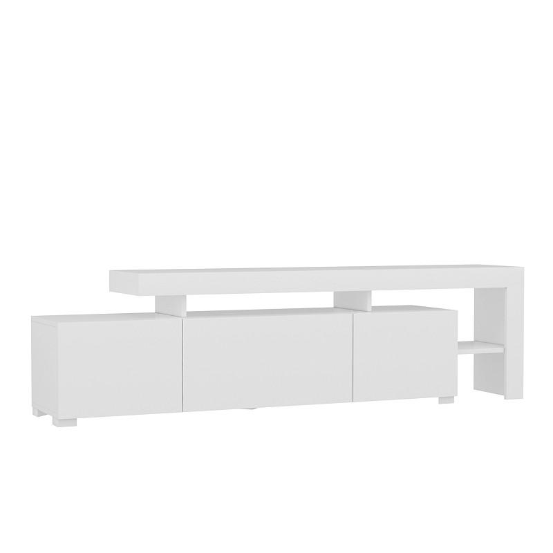 LOWBOARD Beliz TV-Schrank  in 192/53/37 cm  - Weiß, Design, Holzwerkstoff (192/53/37cm) - Livetastic
