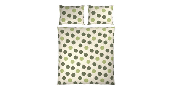 BETTWÄSCHE 3-teilig Satin 200/200 cm  - Grün, Textil (200/200cm) - Esposa