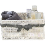 REGALKORB 19/13/8 cm   - Weiß/Grau, Basics, Papier (19/13/8cm) - Landscape