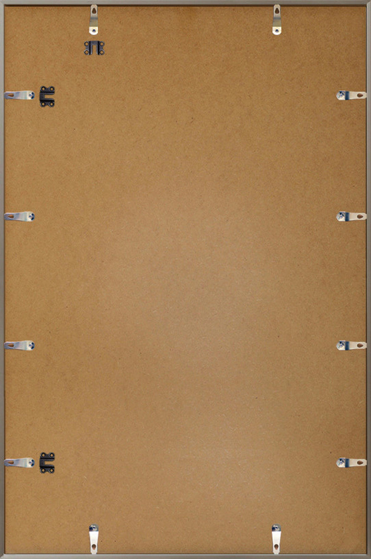 BILDERRAHMEN - Silberfarben, Basics, Papier/Holzwerkstoff (61/91,5/1,8cm)