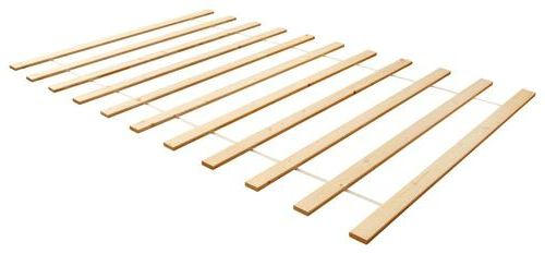 Rollrost 140x200 cm Kiefernholz 15 Leisten