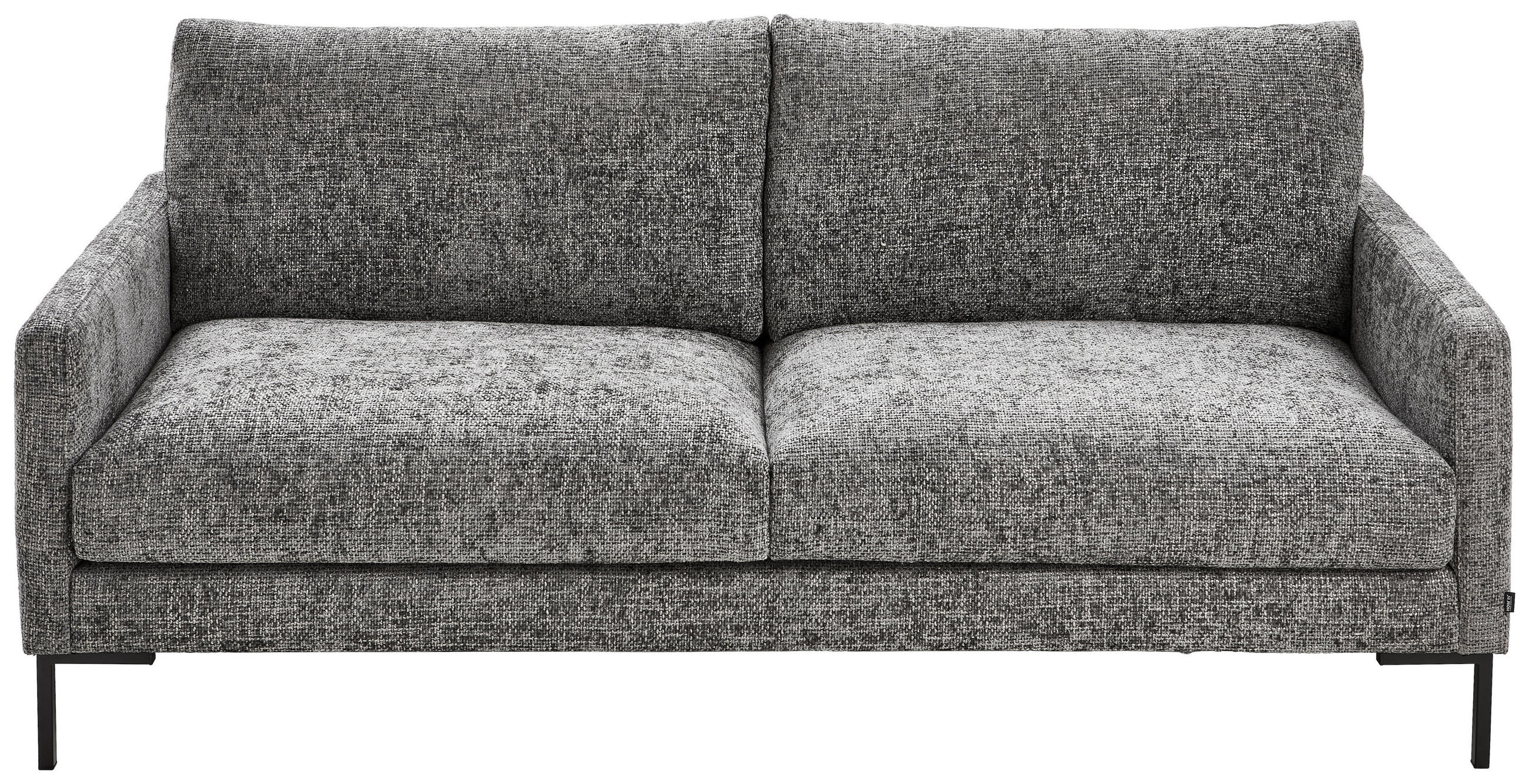 3-SITS SOFFA i tyg grå  - svart/grå, Klassisk, metall/textil (196/78/90cm) - MID.YOU