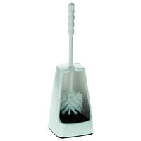 WC-BÜRSTENGARNITUR in Kunststoff  Kunststoff   - Weiß, Basics, Kunststoff (12/38/12cm) - Kela