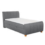 BOXBETT 120/200 cm  in Grau  - Eichefarben/Grau, Design, Holz/Textil (120/200cm) - Xora