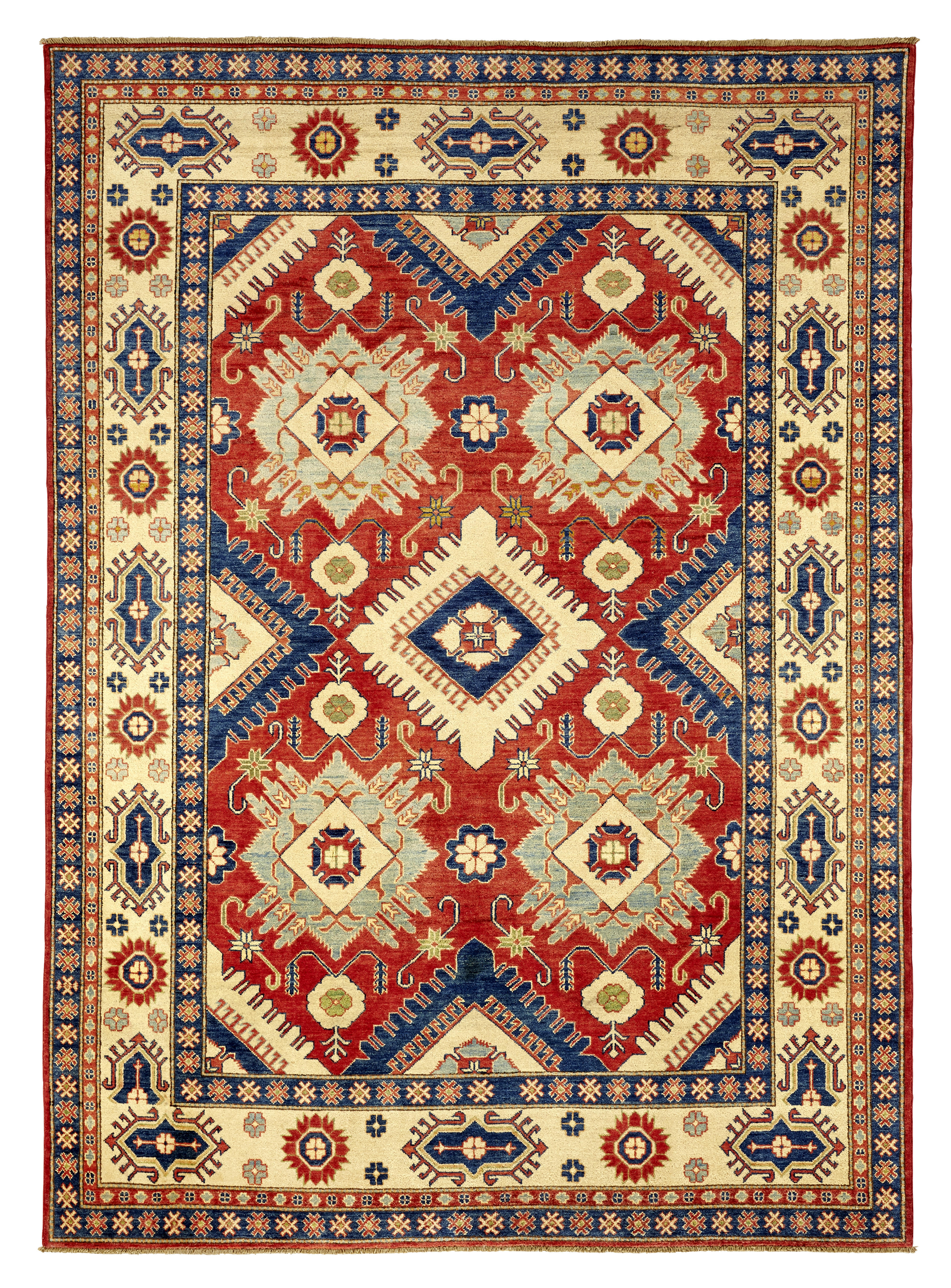 ORIENTALISK MATTA Kazak Exklusiv   - multicolor, Klassisk, textil (200/300cm) - Cazaris