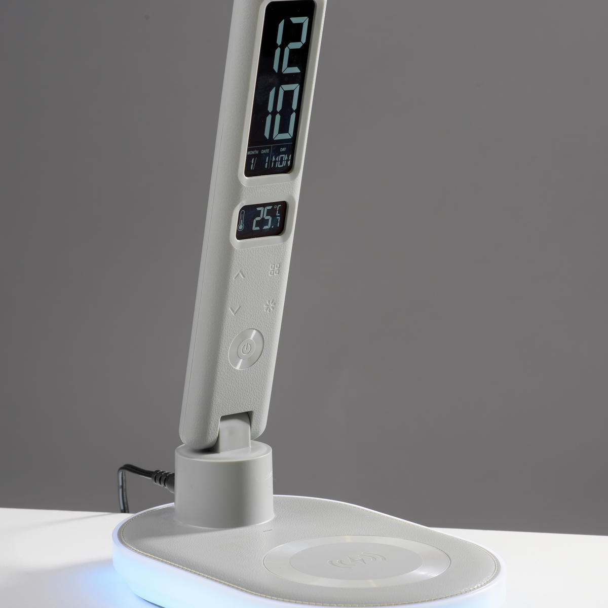 LED-SVETILKA ZA PISALNO MIZO     51,5/11,4/54 cm          - bela, Design, umetna masa/steklo (51,5/11,4/54cm)