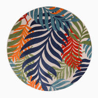 TEPIH ZA UNUTAR./VANJ. UPORAB  120 cm  višebojno  Floral  - višebojno, Lifestyle, tekstil/plastika (120cm)