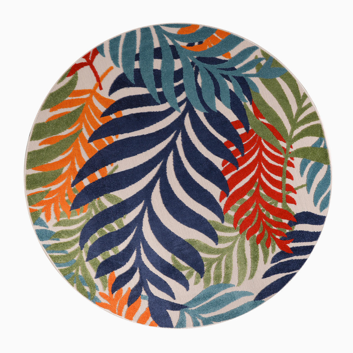 TEPIH ZA UNUTAR./VANJ. UPORAB  120 cm  višebojno  Floral  - višebojno, Lifestyle, tekstil/plastika (120cm)