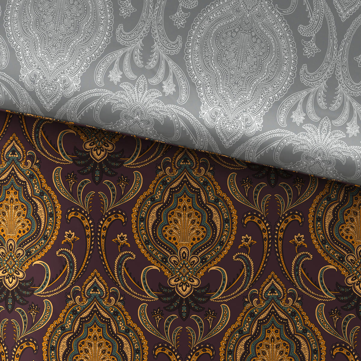 BETTWÄSCHE Satin 135/200 cm  - Multicolor, KONVENTIONELL, Textil (135/200cm) - Novel