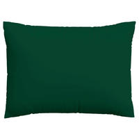 KOPFPOLSTERBEZUG WOVEN SATIN 70/90 cm  - Dunkelgrün, Basics, Textil (70/90cm) - Schlafgut