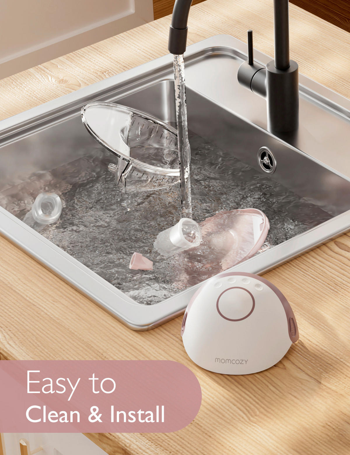 MILCHPUMPE - Basics (15,8/11,8/19,4cm) - Momcozy