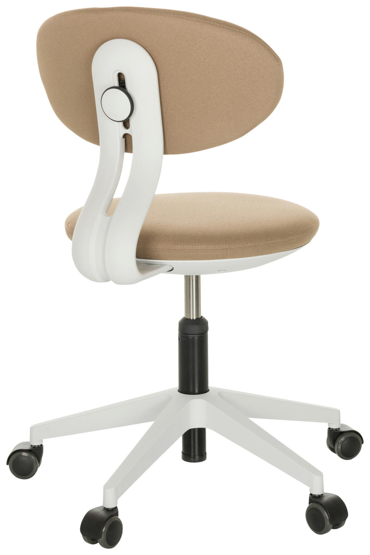 JUGENDDREHSTUHL  in Beige  - Beige/Weiß, Basics, Kunststoff/Textil (42/66-87/52cm) - MID.YOU