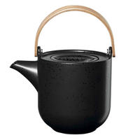 ČAJNIK   COPPA KURO  - crna, Design, drvo/keramika (17,5/12,6/14,5cm) - ASA