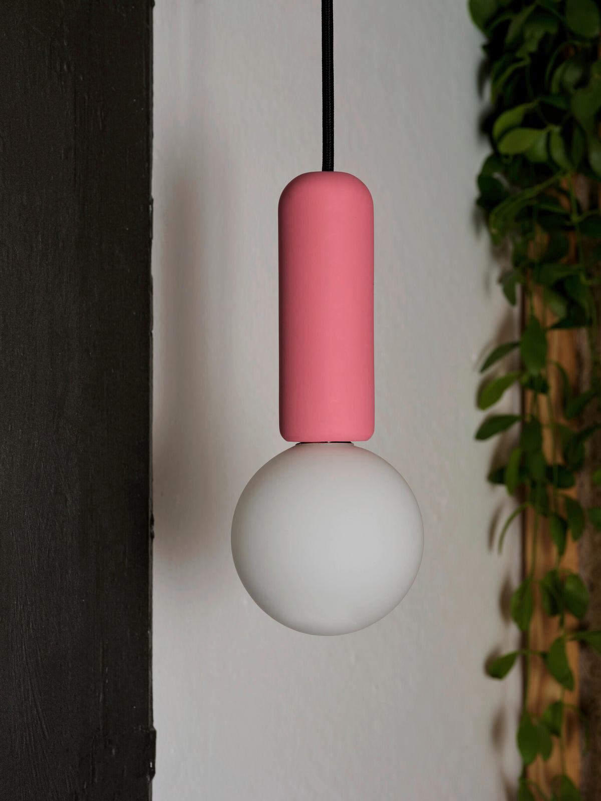 HÄNGELEUCHTE 10/120 cm   - Rosa, Basics, Stein (10/120cm) - Osram