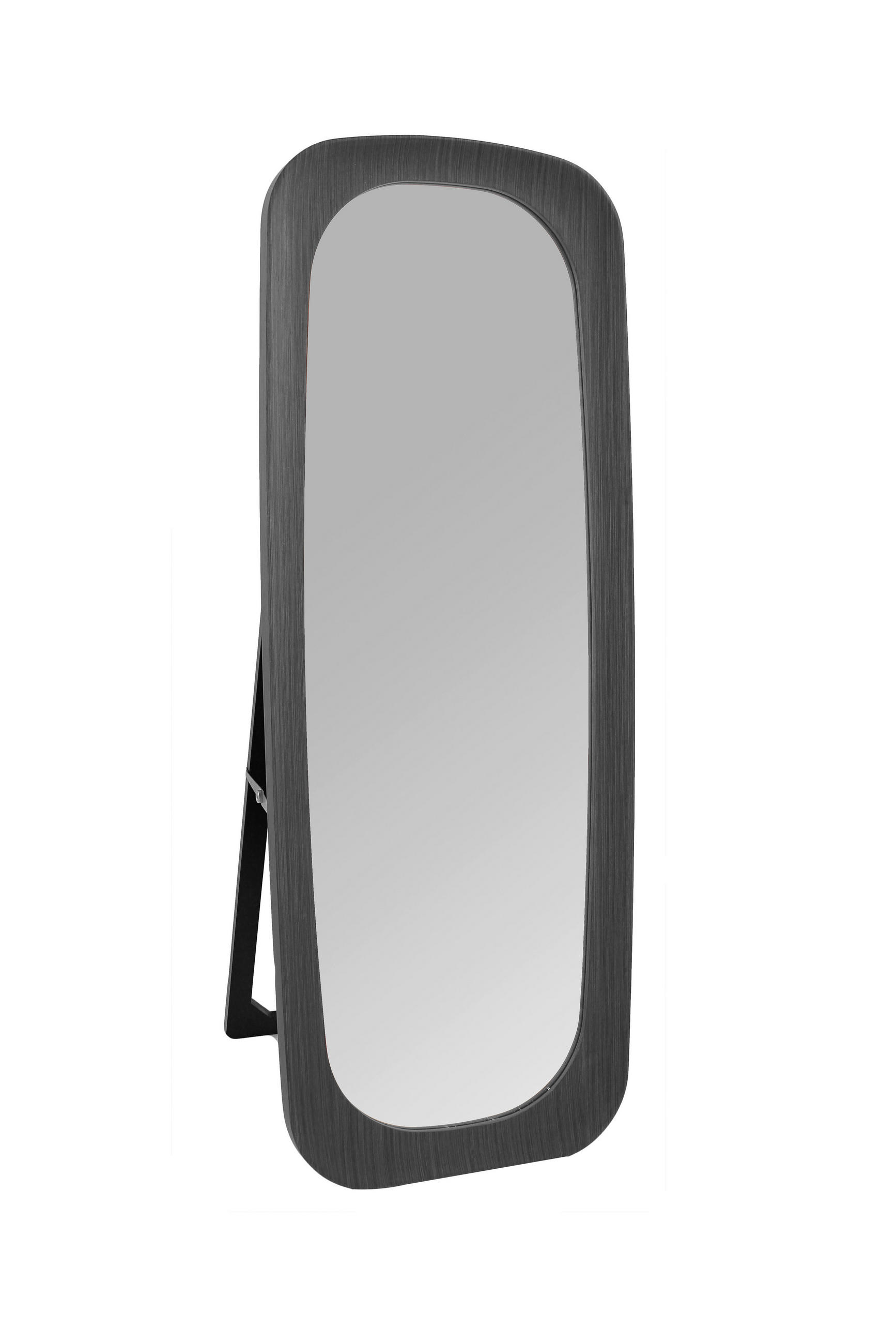 GOLVSPEGEL 60/160/7 cm    - svart, Lifestyle, trämaterial/glas (60/160/7cm) - Xora