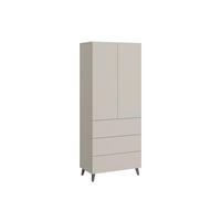 HIGHBOARD  70/170/39 cm 3 Schublade(n)  - Kaschmir/Schwarz, Design, Holzwerkstoff/Kunststoff (70/170/39cm) - P & B