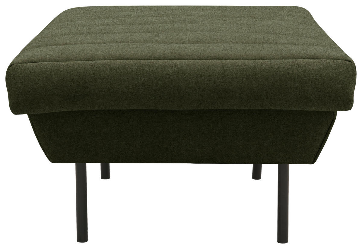HOCKER Grün  - Schwarz/Grün, Design, Textil/Metall (70/45/70cm) - LOOKS by W.Joop
