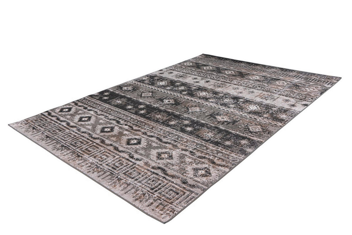 FLACHWEBETEPPICH 80/150 cm Grau  - Grau, Design, Textil (80/150cm) - Novel